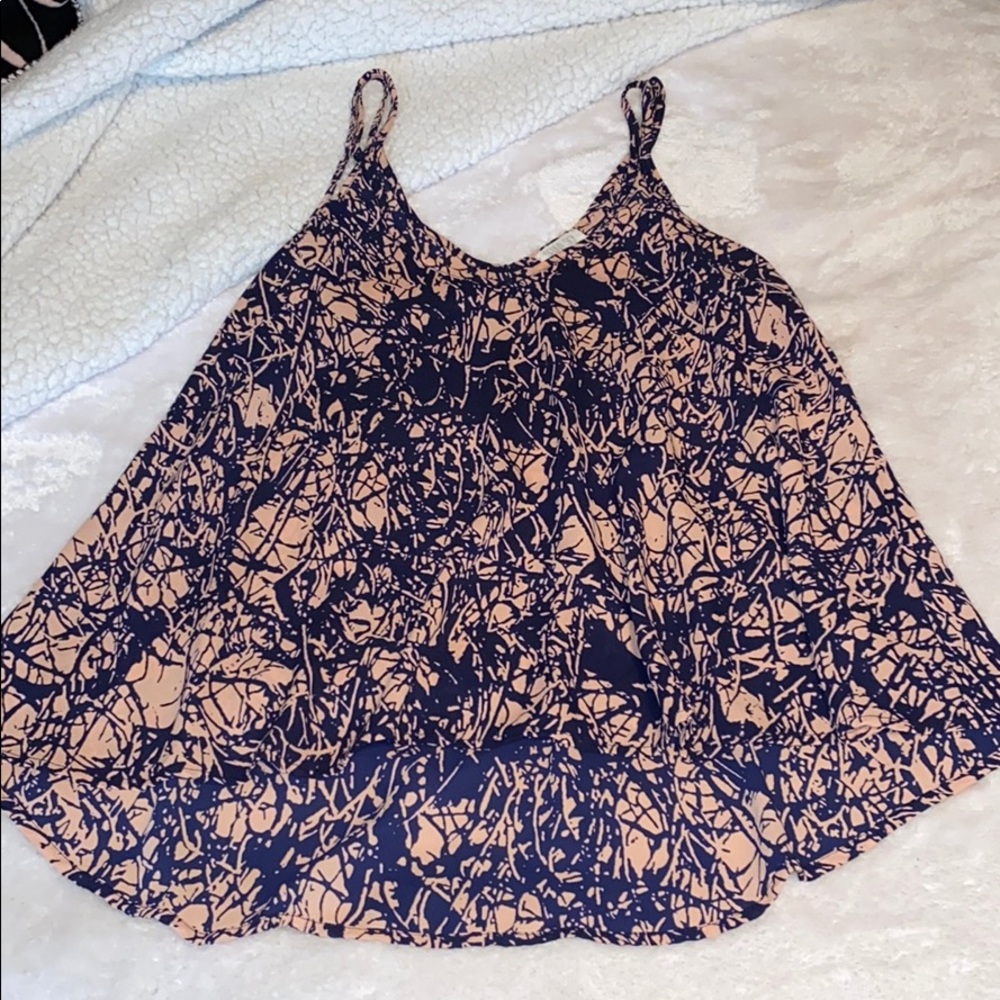 Pink and Black Sienna Sky Tank with multiple, S